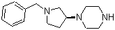 structure of CAS# 1032446-30-2, 1-[(3S)-1-(Phenylmethyl)-3-pyrrolidinyl]piperazine