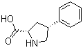 structure of CAS# 103290-40-0, cis-4-Phenyl-L-proline;(4R)-4-Phenyl-L-proline