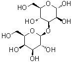 3-O-beta-D-吡喃半乳糖基-alpha-D-吡喃甘露糖分子结构 (CAS 103302-12-1)