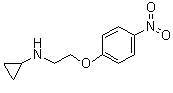 N-[2-(4-Nitrophenoxy)ethyl]cyclopropanamine molecular structure (CAS 1033201-53-4)