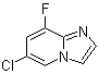 结构式 CAS# 1033202-10-6, 6-氯-8-氟咪唑并[1,2-a]吡啶
