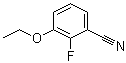 结构式 CAS# 1033202-20-8, 3-乙氧基-2-氟苯甲腈