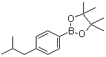 4-异丁基苯硼酸频哪醇酯分子结构 (CAS 1033753-01-3)