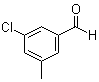 3-甲基-5-氯苯甲醛分子结构 (CAS 103426-20-6)