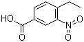 4-乙基-3-硝基苯甲酸分子结构 (CAS 103440-95-5)