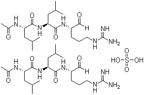 亮抑酶肽分子结构 (CAS 103476-89-7)