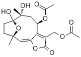Diacetylpiptocarphol molecular structure (CAS 103476-99-9)