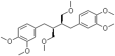 1,1'-[(2S,3S)-2,3-双(甲氧基甲基)-1,4-丁二基]双[3,4-二甲氧基苯]分子结构 (CAS 10351-88-9)