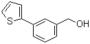 3-(2-噻吩基)苄醇分子结构 (CAS 103669-00-7)