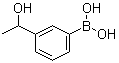 [3-(1-羟基乙基)苯基]硼酸分子结构 (CAS 1036760-03-8)