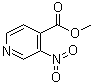3-硝基吡啶-4-羧酸甲酯分子结构 (CAS 103698-10-8)
