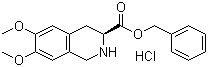 1,2,3,4-Tetrahydro-6,7-dimethoxy-3-isoquinolinecarboxylic acid phenylmethyl ester hydrochloride molecular structure (CAS 103733-32-0)