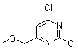 2,4-二氯-6-(甲氧基甲基)嘧啶分子结构 (CAS 1037543-27-3)