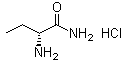 (R)-2-氨基丁酰胺盐酸盐分子结构 (CAS 103765-03-3)