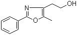 2-(5-甲基-2-苯基-1,3-恶唑-4-基)-1-乙醇分子结构 (CAS 103788-65-4)
