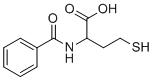 2-苯甲酰胺基-4-巯基丁酸分子结构 (CAS 103796-22-1)