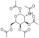 2-(Acetylamino)-2-deoxy-alpha-D-galactopyranose 1,3,4,6-tetraacetate molecular structure (CAS 10385-50-9)