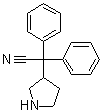 alpha,alpha-Diphenyl-3-pyrrolidineacetonitrile molecular structure (CAS 103887-39-4)