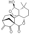 大萼香茶菜甲素分子结构 (CAS 10391-08-9)