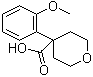四氢-4-(2-甲氧基苯基)-2H-吡喃-4-甲酸分子结构 (CAS 1039931-72-0)