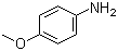 对甲氧基苯胺分子结构 (CAS 104-94-9)