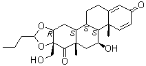(4aR,4bS,5S,6aS,7aR,10aR,11aS,11bS)-4b,6,6a,7a,10a,11,11a,11b,12,13-Decahydro-5-hydroxy-7a-(hydroxymethyl)-4a,6a-dimethyl-9-propyl-chryseno[2,3-d][1,3]dioxole-2,7(4aH,5H)-dione molecular structure (CAS 1040085-99-1)