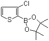 3-Chlorothiophene-2-boronic acid pinacol ester molecular structure (CAS 1040281-97-7)