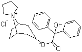 Trospium chloride molecular structure (CAS 10405-02-4)