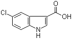 5-Chloroindole-3-carboxylic acid molecular structure (CAS 10406-05-0)