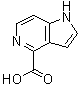 1H-Pyrrolo[3,2-c]pyridine-4-carboxylic acid molecular structure (CAS 1040682-84-5)