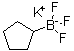 Potassium cyclopentyltrifluoroborate molecular structure (CAS 1040745-70-7)