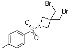 3,3-Bis(bromomethyl)-1-(4-tolylsulfonyl)azetidine molecular structure (CAS 1041026-61-2)