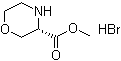 (3S)-3-Morpholinecarboxylic acid methyl ester hydrobromide (1:1) molecular structure (CAS 1041173-28-7)