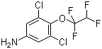 3,5-Dichloro-4-(1,1,2,2-tetrafluoroethoxy)aniline molecular structure (CAS 104147-32-2)