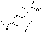 structure of CAS# 10420-63-0, N-(2,4-Dinitrophenyl)-L-alanine methyl ester