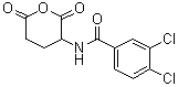 3,4-Dichloro-N-(tetrahydro-2,6-dioxo-2H-pyran-3-yl)benzamide molecular structure (CAS 104252-86-0)