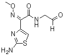 (Z)-2-Amino-alpha-(methoxyimino)-N-(2-oxoethyl)-4-thiazoleacetamide molecular structure (CAS 104301-63-5)