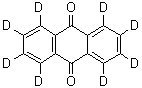 9,10-Anthraquinone-d<sub>8</sub> molecular structure (CAS 10439-39-1)