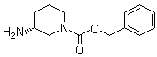 structure of CAS# 1044560-96-4, Benzyl (3R)-3-aminopiperidine-1-carboxylate;(R)-Benzyl 3-aminopiperidine-1-carboxylate