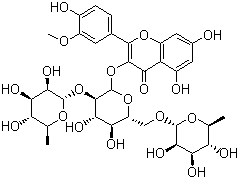结构式 CAS# 104472-68-6, 香蒲新甙; 香蒲新苷