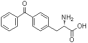 structure of CAS# 104504-45-2, 4-Benzoyl-L-phenylalanine;p-Benzoyl-L-phenylalanine