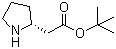 (S)-Pyrrolidin-2-ylacetic acid tert-butyl ester molecular structure (CAS 104553-43-7)