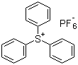 Triphenylsulfonium hexafluorophosphate molecular structure (CAS 104558-95-4)