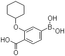 4-Borono-2-(cyclohexyloxy)benzoic acid molecular structure (CAS 1045780-95-7)