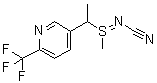 5-(1-Cyanoiminoethyl)-2-(trifluoromethyl)pyridine molecular structure (CAS 1046119-63-4)