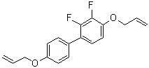 2,3-Difluoro-4,4'-bis(2-propen-1-yloxy)-1,1'-biphenyl molecular structure (CAS 1046758-95-5)