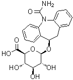 R-利卡西平葡糖苷酸分子结构 (CAS 104746-01-2)