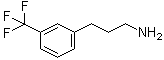 3-(Trifluoromethyl)benzenepropanamine molecular structure (CAS 104774-87-0)