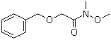 structure of CAS# 104863-68-5, N-Methoxy-N-methyl-2-(phenylmethoxy)acetamide