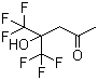 结构式 CAS# 10487-10-2, 5,5,5-三氟-4-羟基-4-(三氟甲基)-2-戊酮
